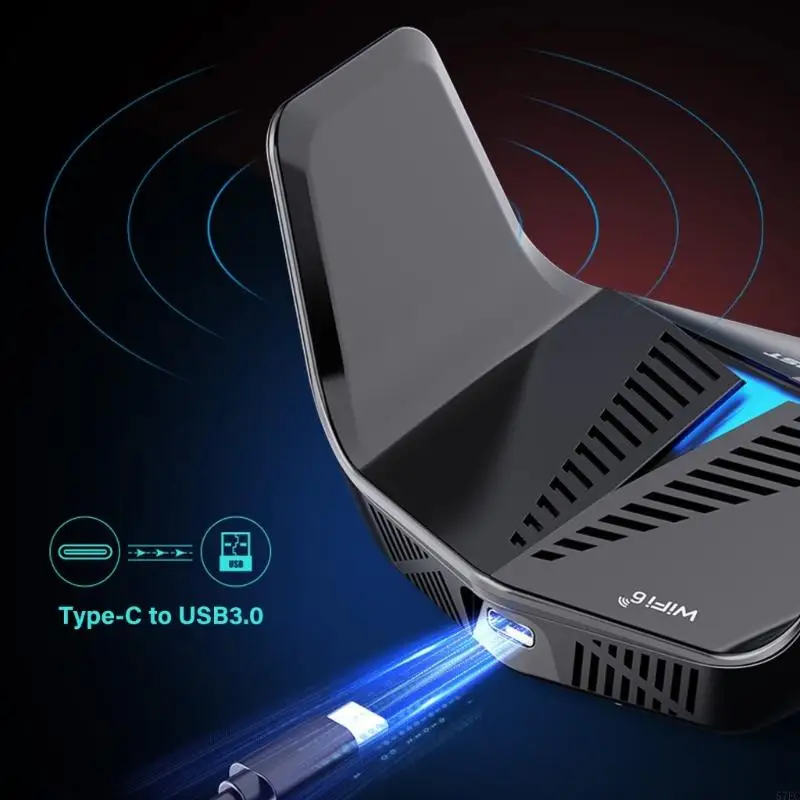 

5374 Мбит / с Adapter Adapter Gigabit Gigabit Gaming Card Wi -Fi Dongle Внешний приемник