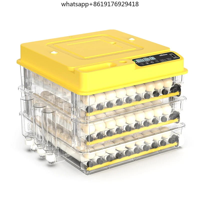 Incubadora de huevos HHD 216, incubadora de aves de corral completamente automática, incubadora de huevos de gallina