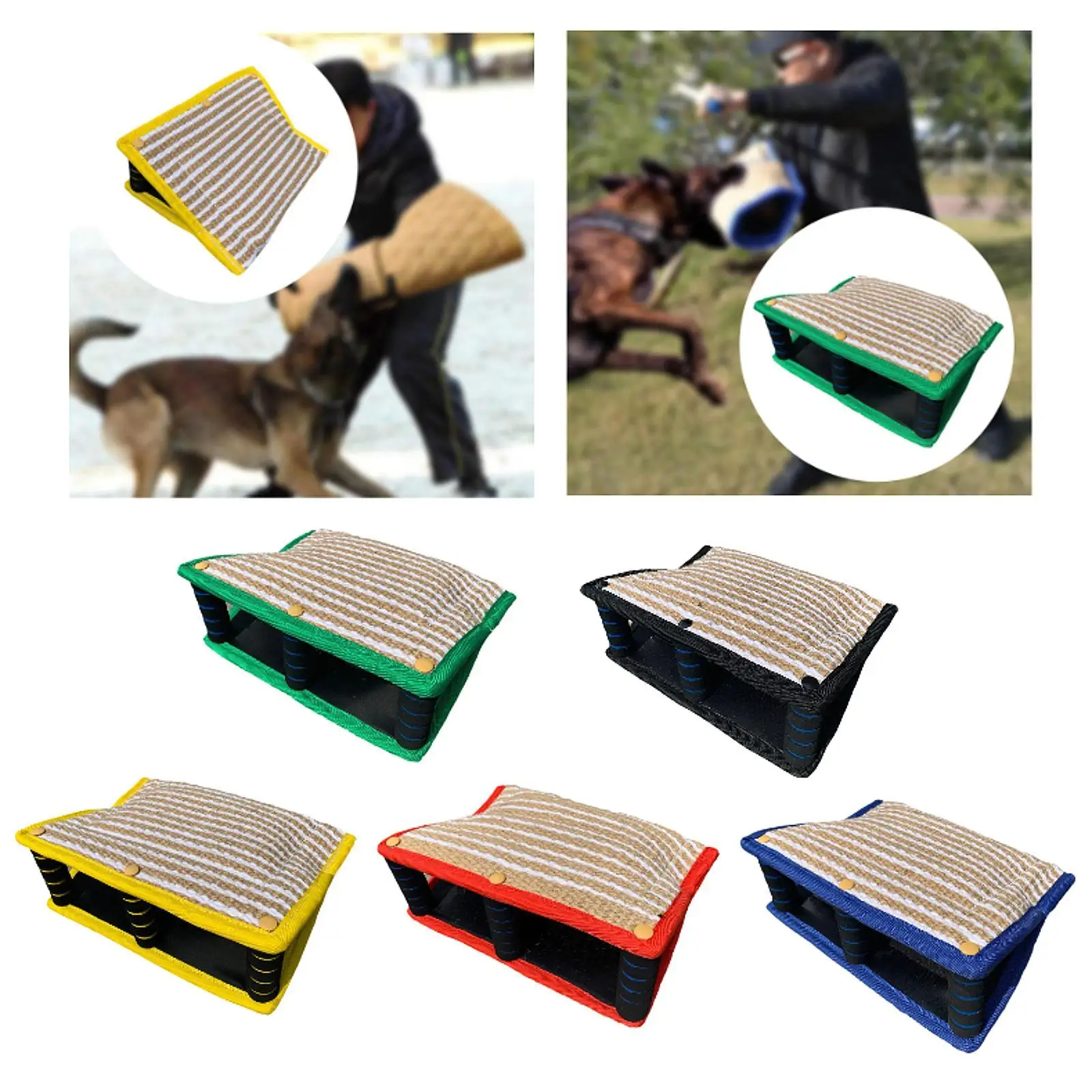 

Dog Bite Pillow Dog Bite Wedge Tear Resistant Interactive Toy Training Sleeve for Rottweilers Large Huskies Indoor Running