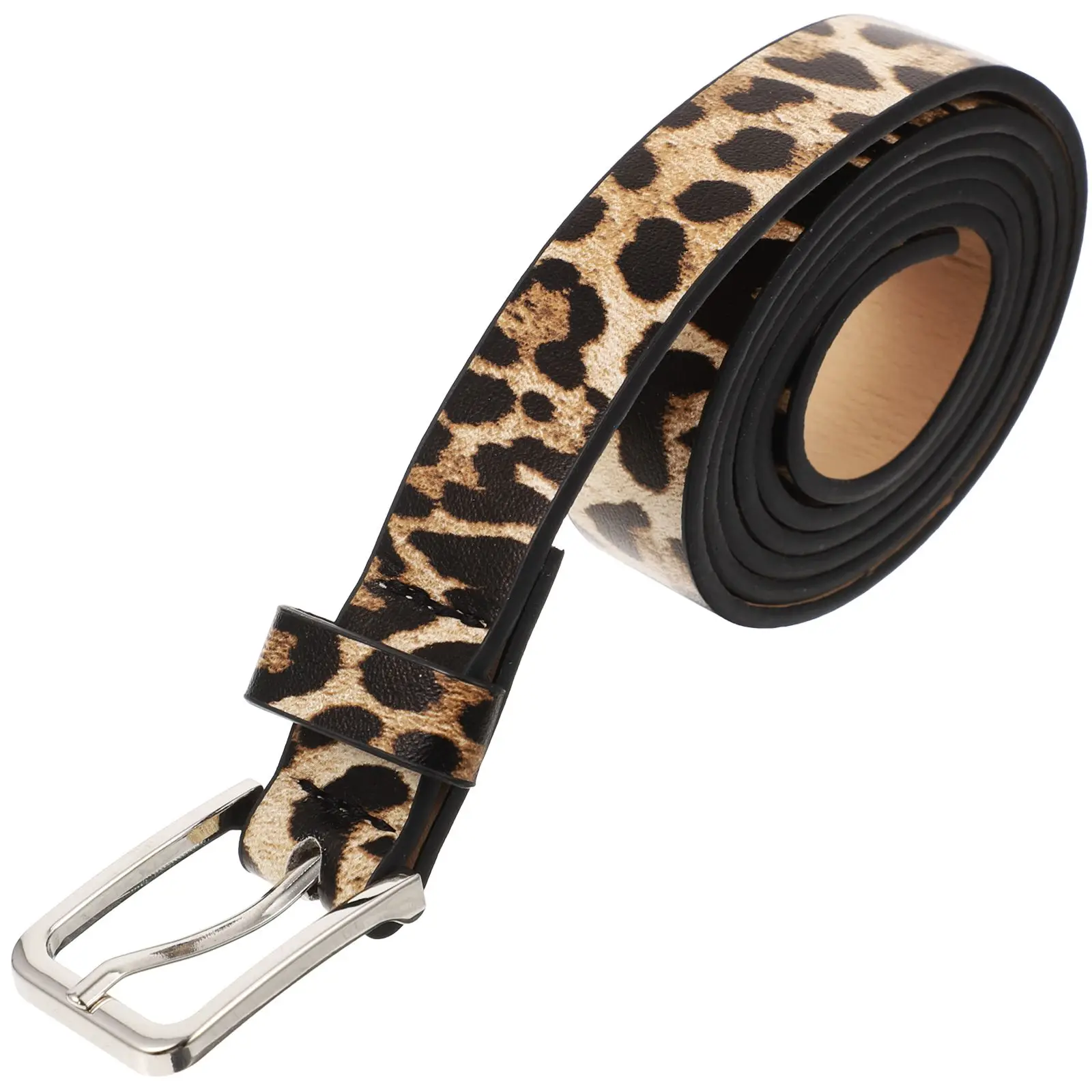 

Leopard Print Belt for Women Jeans Slim Imitation Pants Fashion Vintage PU Belts Accessories Gifts