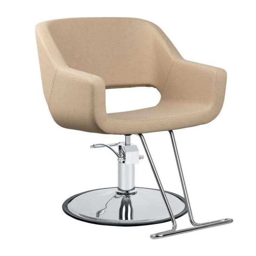 European Style Leather Foldable 360 Rotatable Hot Sale Styling Chairs for Salon with Customized Color