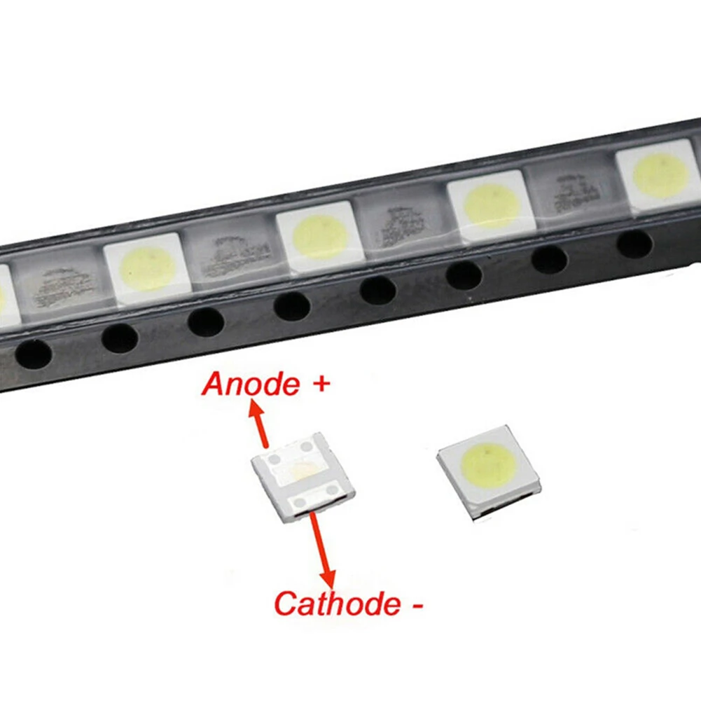 50 pz/100 pz Apparecchiature Elettriche Chip LED Circuiti 150lm Lampada 2 W 3535 TV Retroilluminazione Bead Chip Bianco Freddo