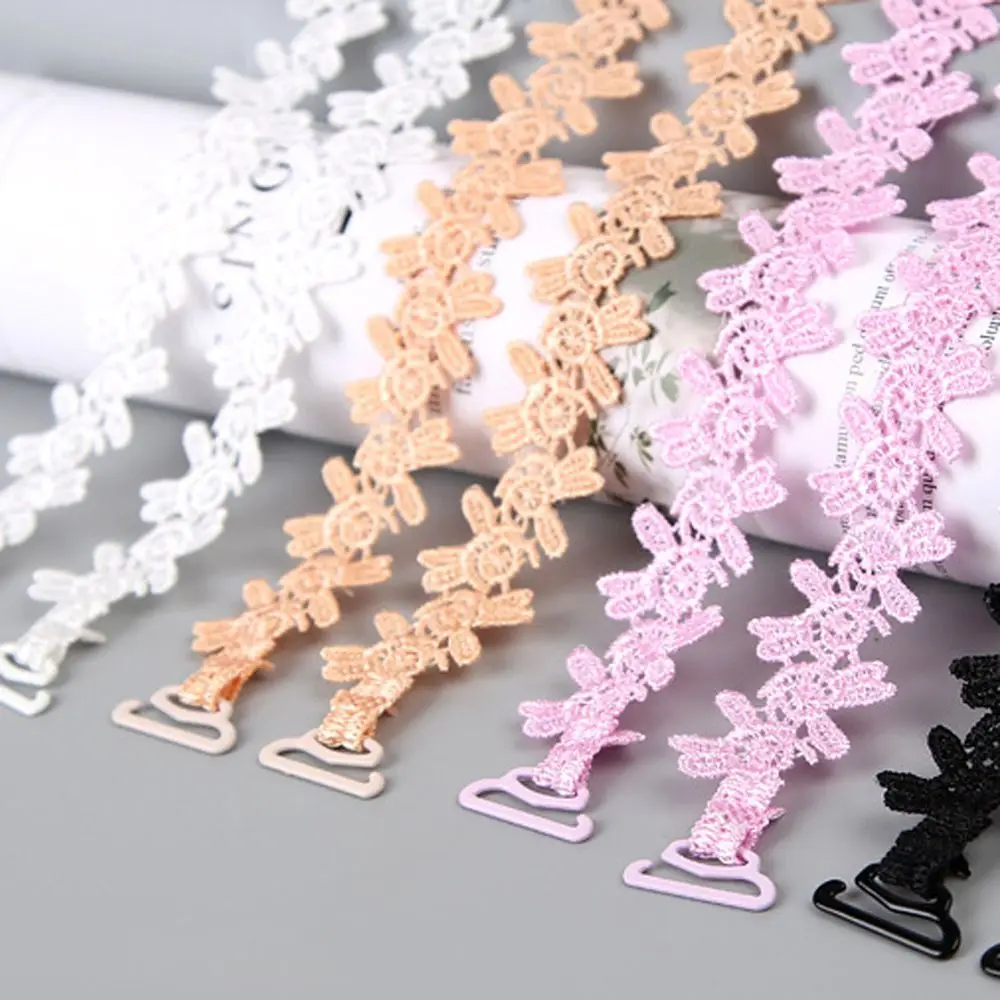 الدانتيل عدم الانزلاق لحفل الزفاف المطرزة حزام الكتف الشفاف الصدرية الملحقات العشير اكسسوارات حزام الصدرية غير مرئية