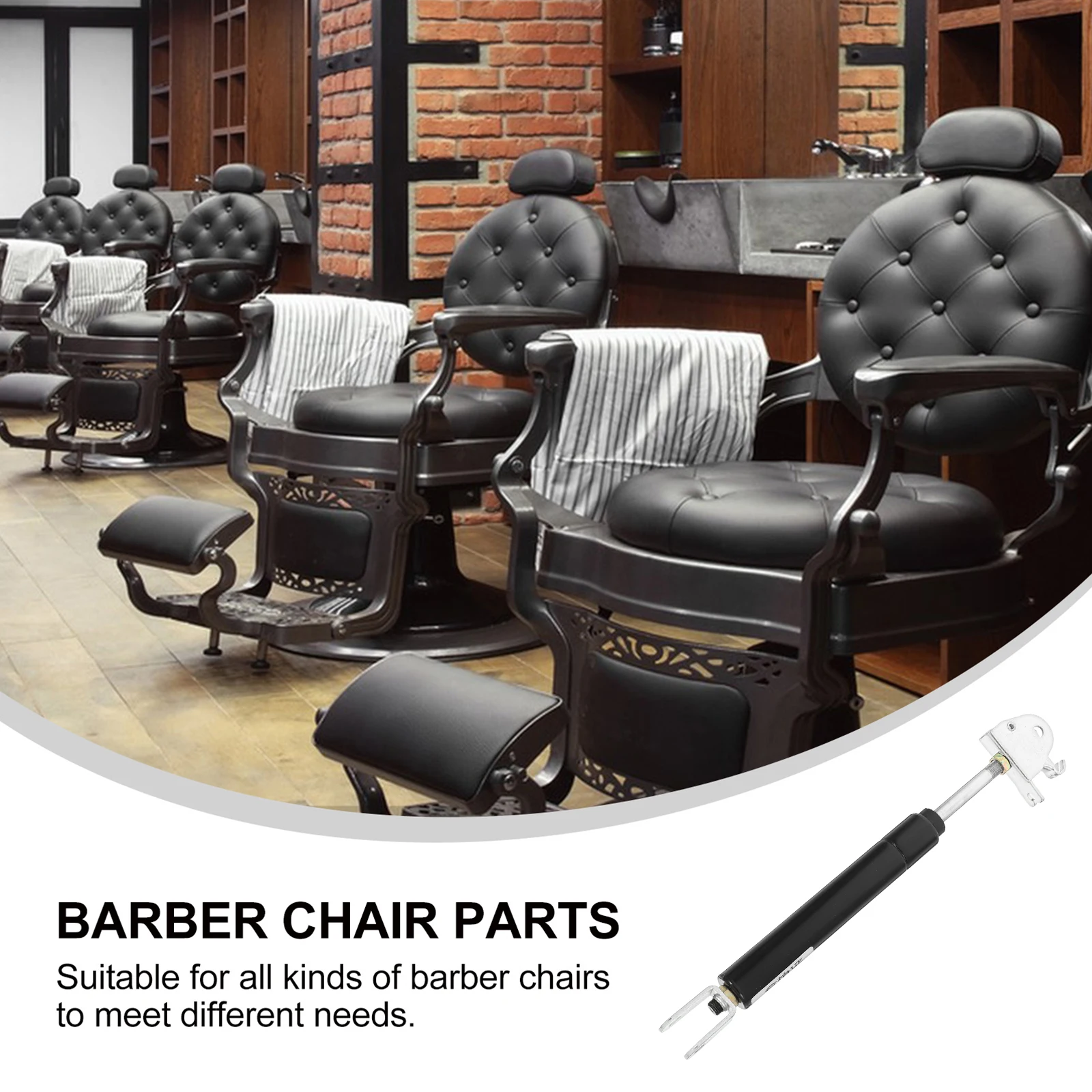 Hydraulic Chair Pump Rod Replacement Alloy Steel Heavy Duty for Adjustable Salon Barber Chair Maintenance Part