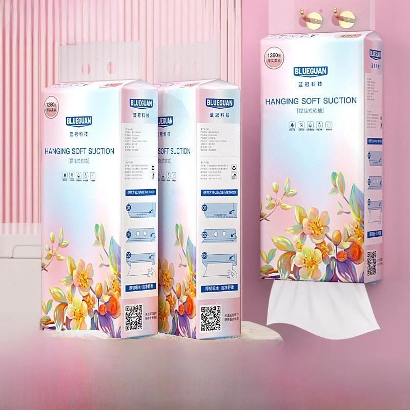 Affordable Hanging Tissue Paper Large Pack Toilet Paper Hand Towel Paper Boxed Tissues Home Essential Hygienic Paper Towels