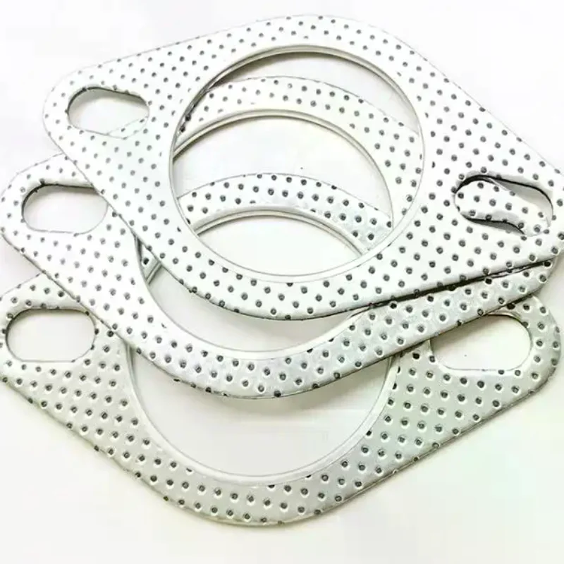1Pc Universal High Temp Reinforced Exhaust Flange Gasket Car Sealing Pad for Leak Free Muffler Installation