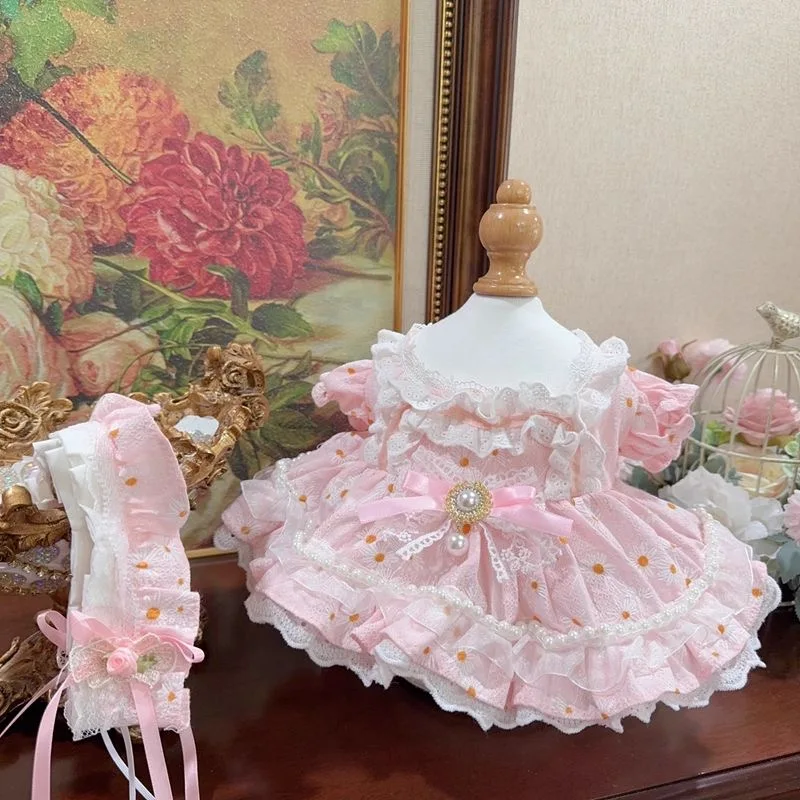 20CM 면 인형 드레스 미니 스커트 10CM 15CM 40CM 면 인형 옷, 50-55cm 리본 인형 옷 무료 배송