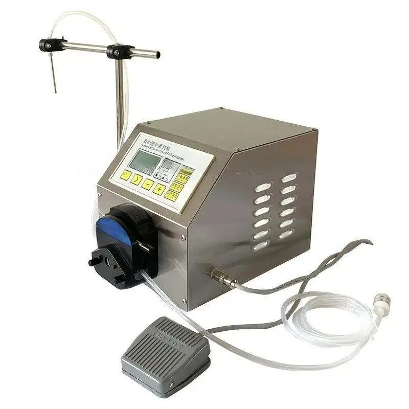 2026-Semi Automatic Large Flow Glue Liquid Filling Machine Desktop High Speed Electric Pump Liquid Filling Machine