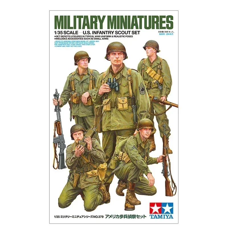 

Модель TAMIYA 1/35, 35379, набор пехотных разведчиков из США, сборочные весы, игрушки «сделай сам», комплект модели