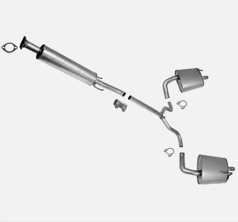 

New Exhaust System Resonator & Muffler for Altima 350Z 2010-2018 2.5L 4 Door with S409 Stainless Steel Pipes