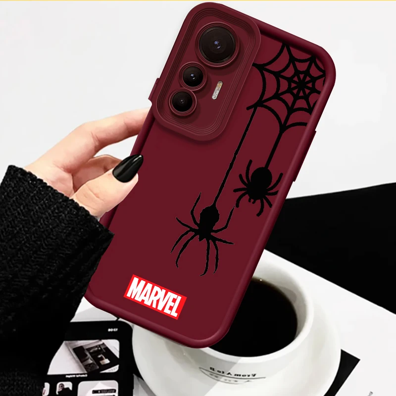 Spider-Man Popular Art Marvel Eye Ladder For Xiaomi MI 14 12T 11 Lite Poco M3 X5 X4 F5 F4 F3 F2 GT Pro 5G Cover Phone Case