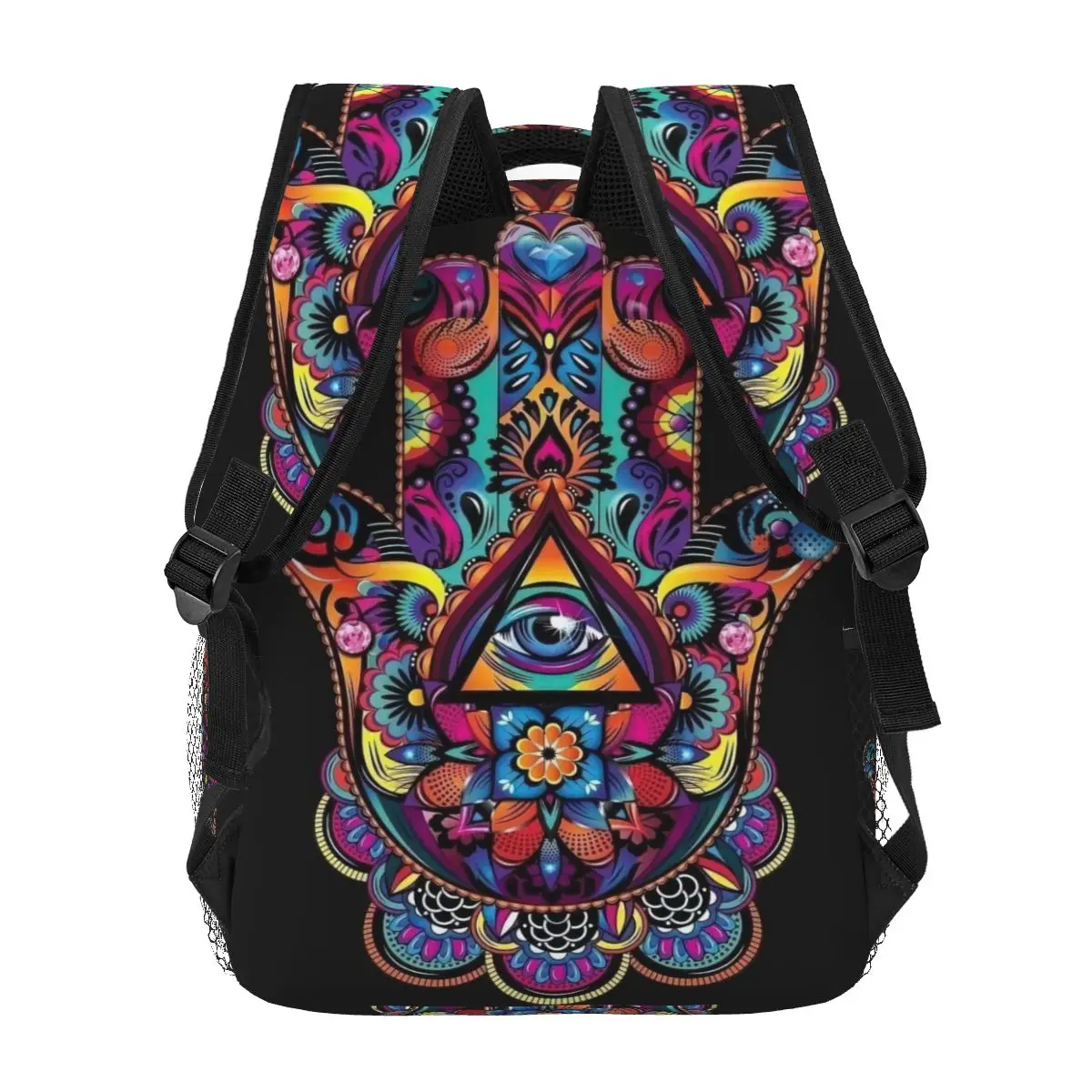 Mandala Hamsa Art Backpack for Girls Boys Travel Rucksack Backpacks for Teenage School Bag