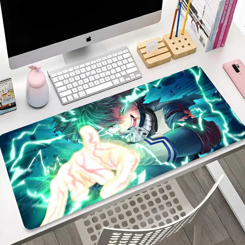 1pc My Hero Academia Midoriya Izuku Mousepad Mouse Mat Desk Mat With Pad Gaming Accessories Prime Gaming XXL Keyboard Pad Paddi