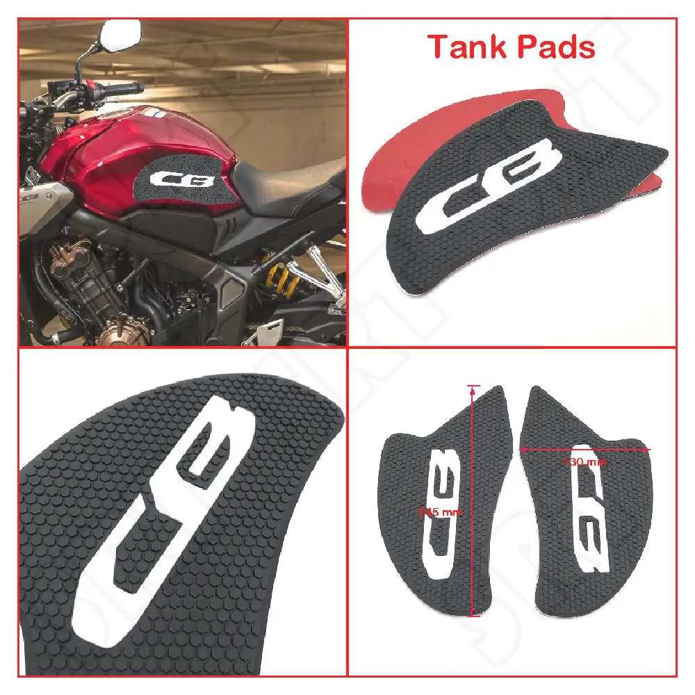 

Fit for Honda CB 300R 250R 150R ABS CB300R CB250R 2019-2024 Motorcycle Tank Pad FuelTank Side Knee Traction Grips Anti Slip Pads