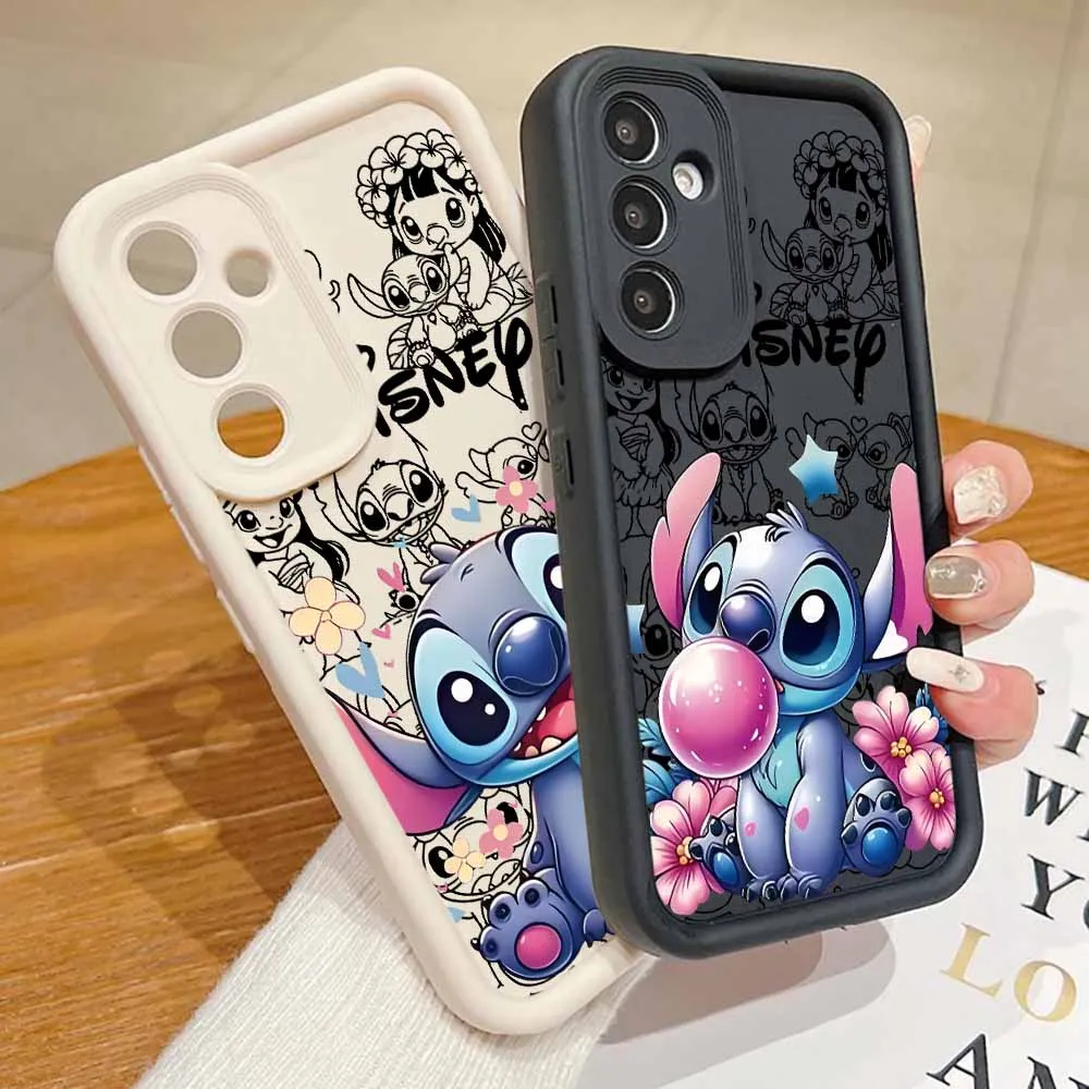 Cute Stitch Anime For Samsung A73 A72 A71 A57 A56 A55 A54 A53 A52 A37 A36 A34 A32 A31 A25 A23 A17 Cover Soft Silicone Phone Case