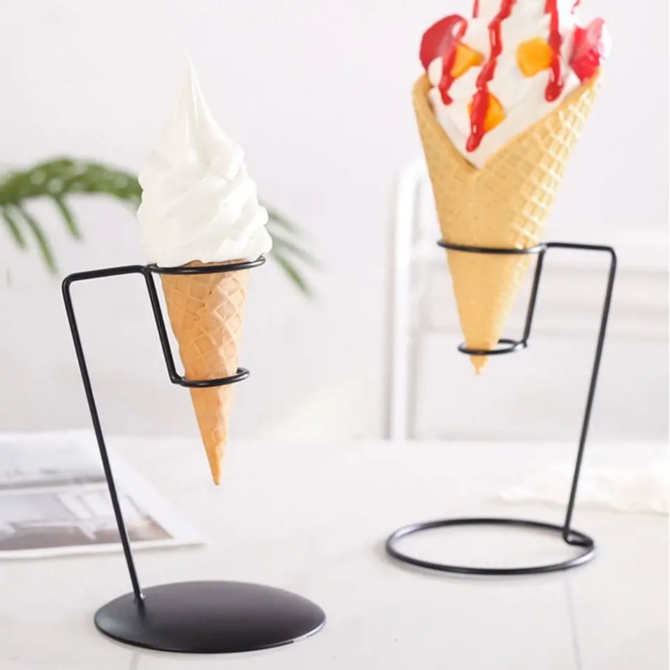 高品質の鉄製アイスクリームホルダー、アイスクリームスイートコーン
