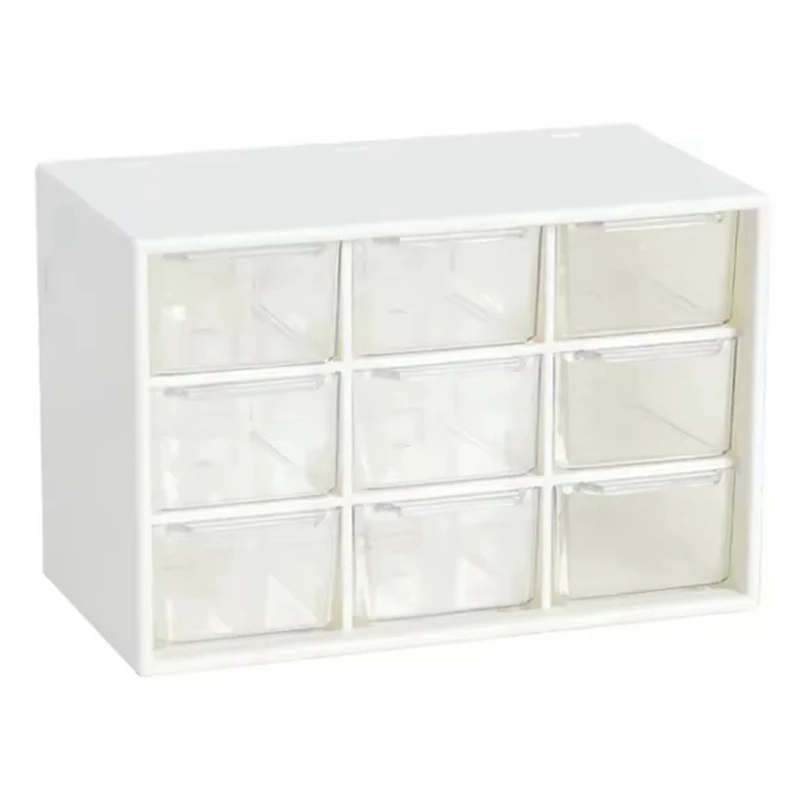 Jewelry Storage Box Mini Debris Cabinets Lattice Portable Amall Drawer Sorting Grid Desktop Office Supplie