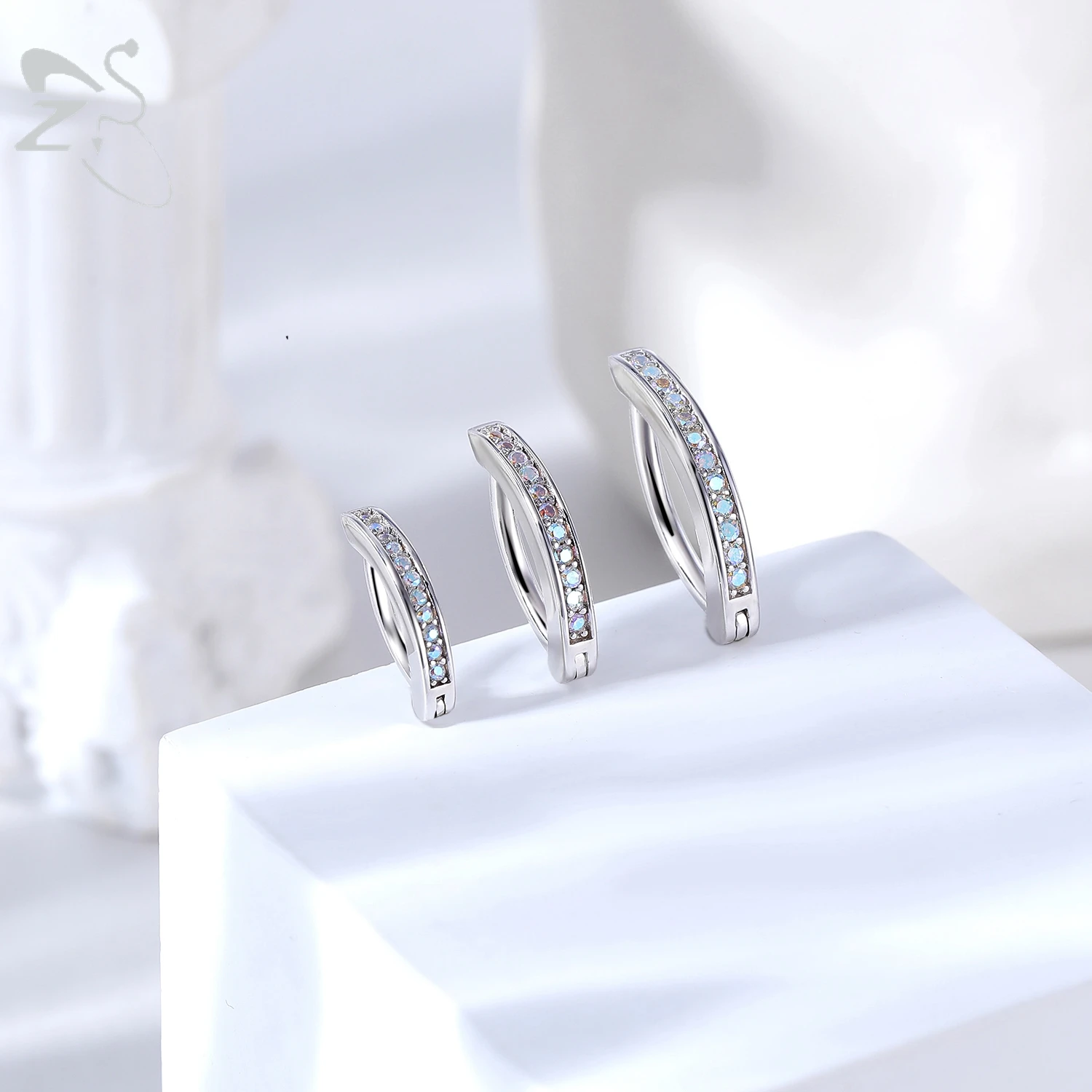 ZS 1 PC Nabelpiercing aus 925er-Sterlingsilber, goldfarben, umgekehrt gebogen, Bauchnabelringe, Kristallopal, Clicker, Nabelringe, 14/16 g – Detail 12