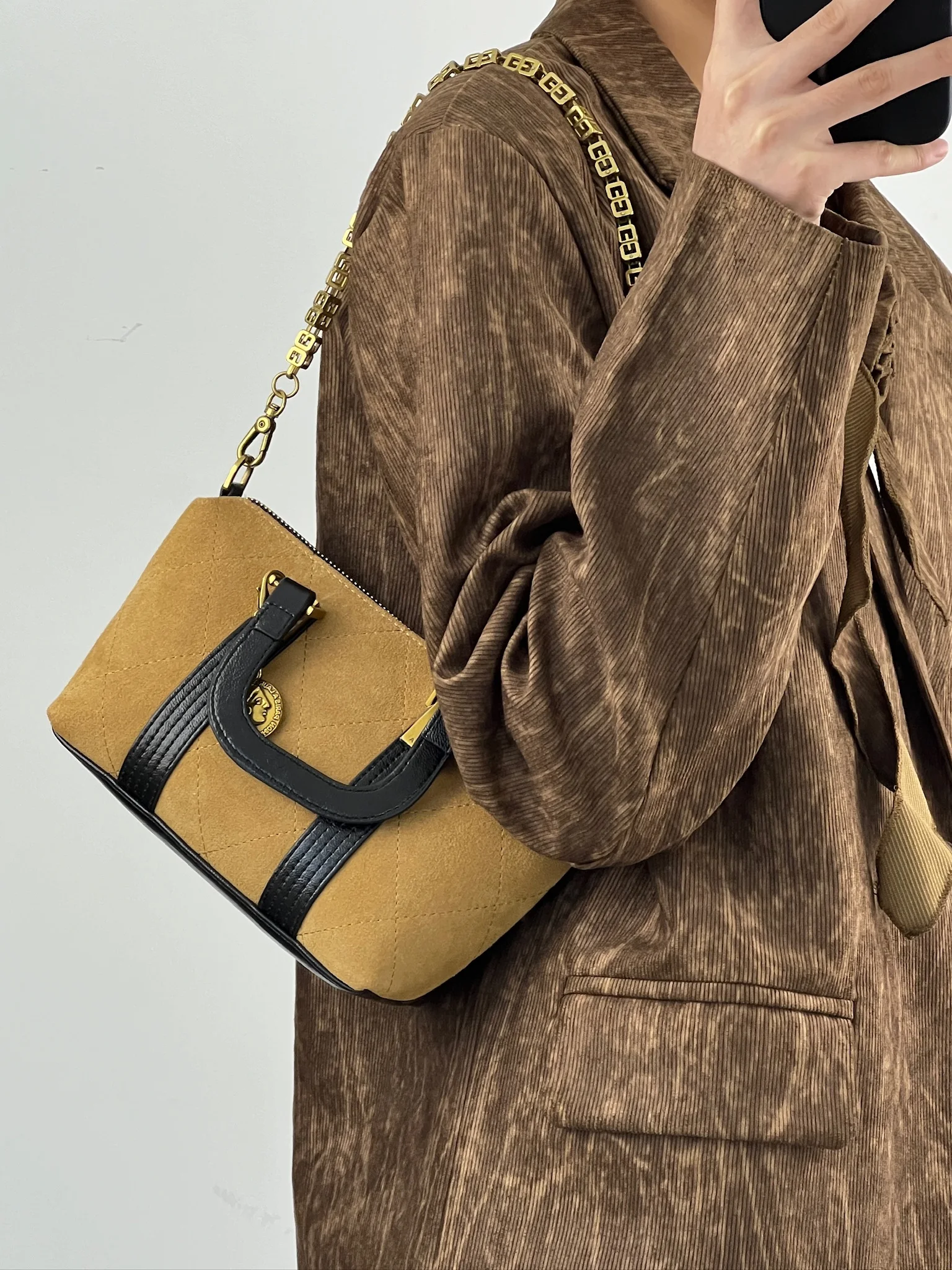 

Модная женская сумка через плечо из высококачественной натуральной кожи, стильный аксессуар на одно плечо для женщин