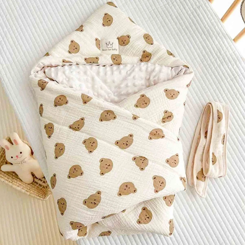 

Baby Towel Cotton Absorbent Toddler Newborn SwaddleWrap Muslin SwaddleBlanket Stroller Blankets Infant NapCover