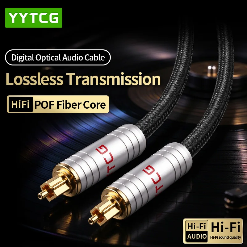 Digital Optical Audio Cable SPDIF Toslink Audio Amplifier Coaxial Cables HiFi Speaker Wire  Soundbar Fiber Optical Cable