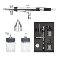 Dual Action Airbrush Pen Rotatable Air Brush Head Gravity And Both Side Available Match Most Types Siphon Feeding Spray Gun