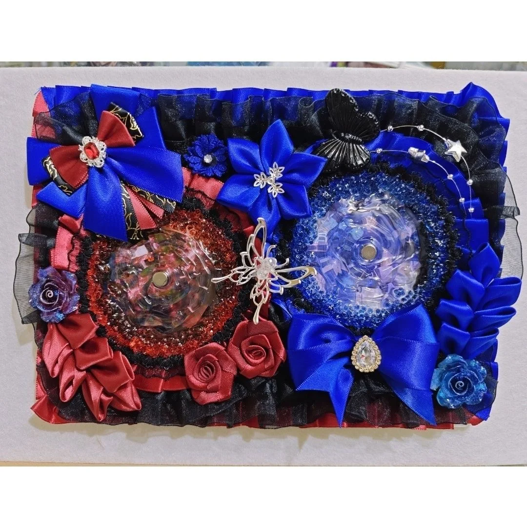 

Вкладыш-подложка для сумки Ita Bag, ручной работы, сине-красный, аксессуары для Ita Bag, товары в стиле Y2K, украшение для Ita Bag, держатель для значков