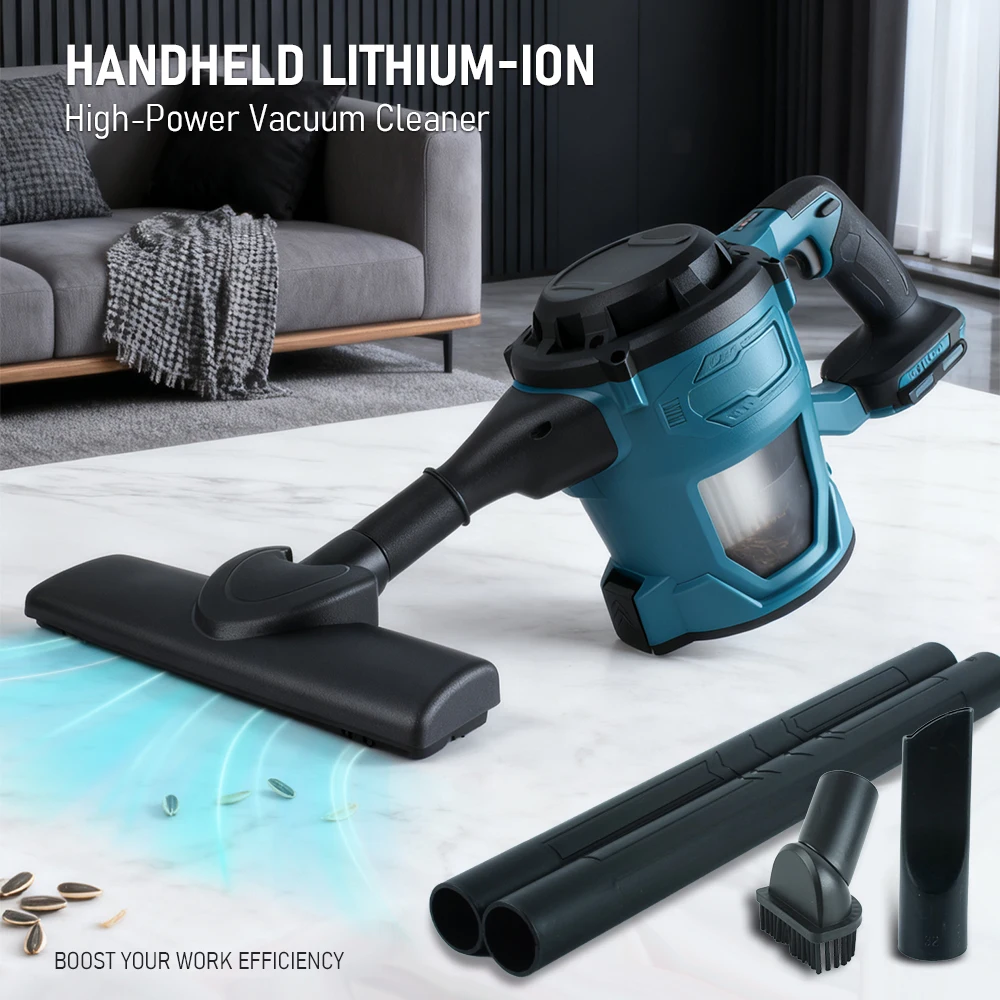 Cordless Vacuum Cleaner Brushless Motor 21V Handheld Vacuum Cleaner for Home Car - 500W Powerful, 1020L/min Airflow