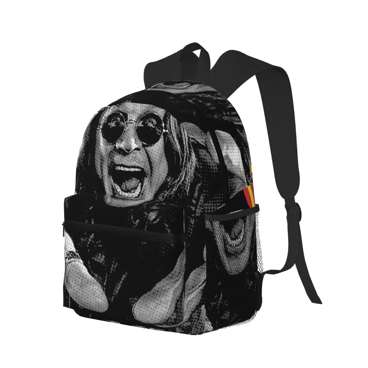 Ozzy Osbourne Merch Album Cover Student Backpack School Bag Hiking Travel Daypack for Boys Girls Bookbag Shoulder Bags