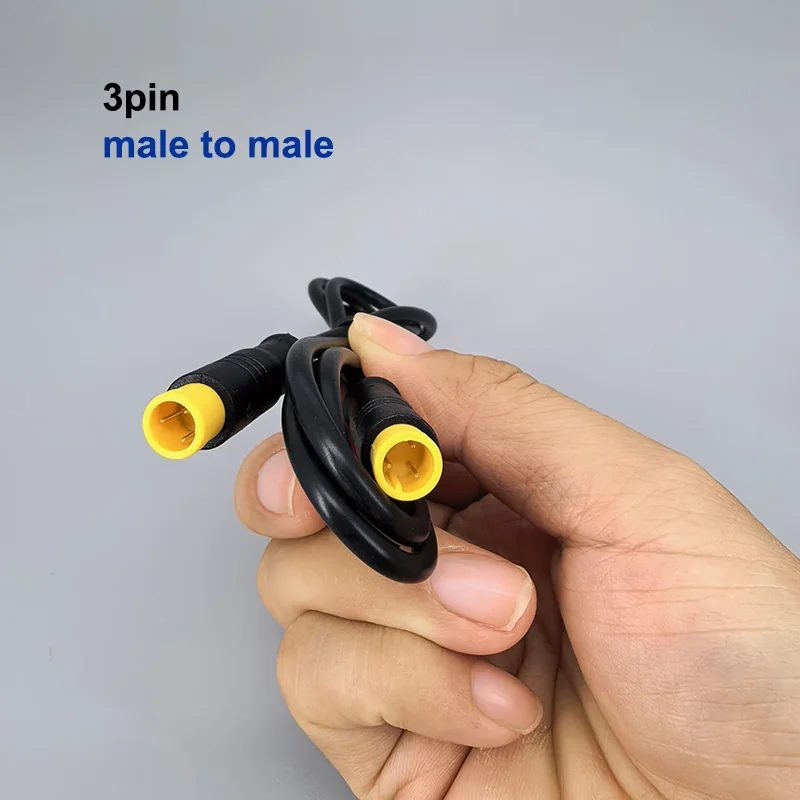 M8 2 3 4 5 6 8 Pin 1M E-bike Snelheidssensor man-vrouw M/F Verlengconnector Kabel Elektrische Fiets Waterdichte Ebike Draad