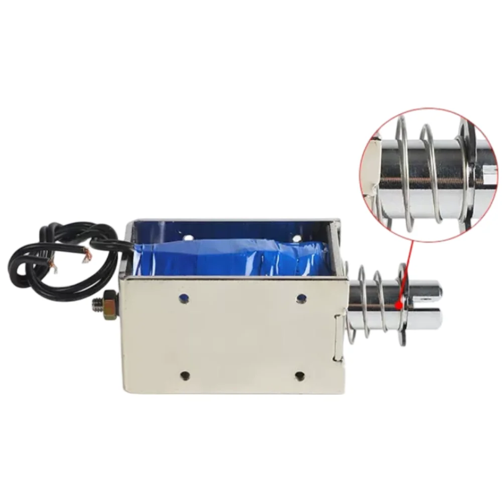 XRN-1578 XRN-1578T DC Frame Push Pull Solenoid Electromagnet 12V 24V 110V 220V Long Stroke Linear Actuator Industrial