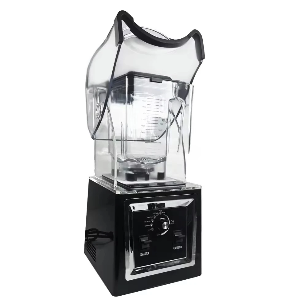 +-+Professional Kitchen Appliance High Speed Silent Blender Ice Crusher Fruits Juice Mixer Soundproof Blender for Commercial Use