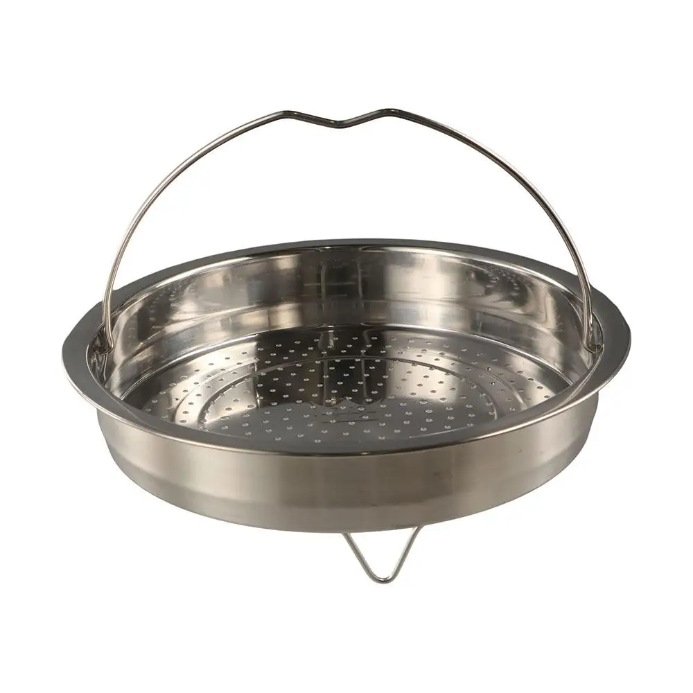 

Handle Food Steamer Basket Support Frame Heat-resistant Bun Steaming Grid Non Stick Food Grade Metal Insert Rack Fish