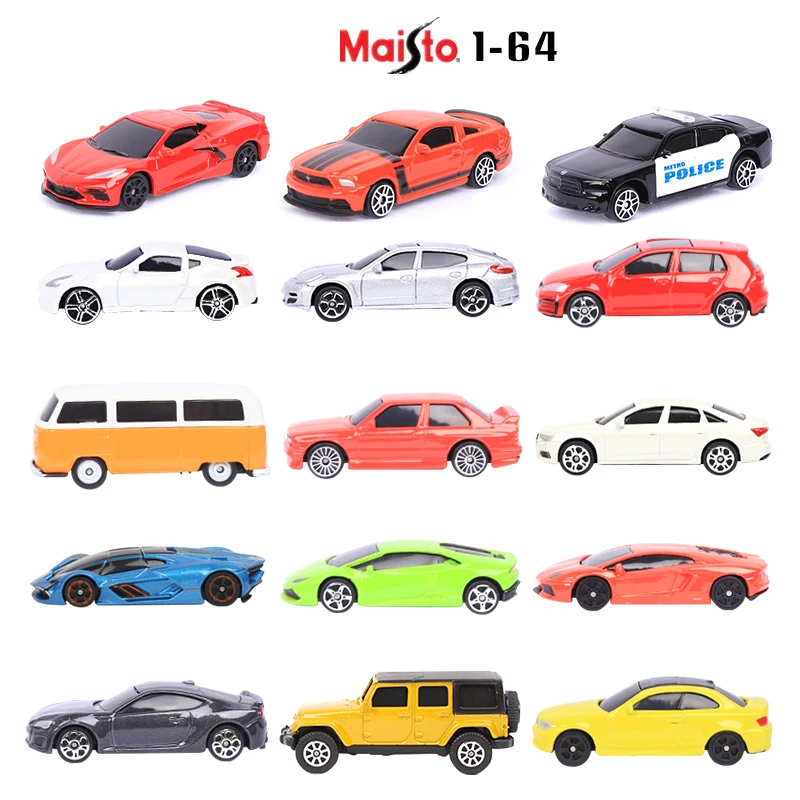 Maisto 1:64 Ford Dodge Shelby Chevrolet Datsun BMW Model Classic Static Car Alloy Die-Casting Car Model Collection Gift Toy