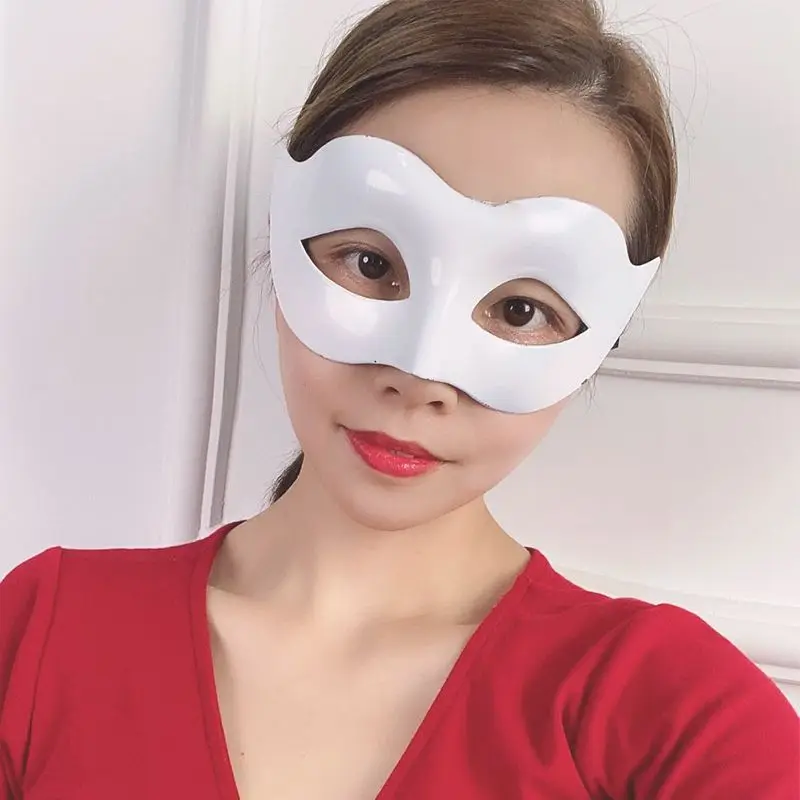 7 Farbe Prinzessin Kunststoff halbes Gesicht Maskerade Masken Nachtclub Party Show Halloween Weihnachts tanz dekorieren Bühnenshow Großhandel