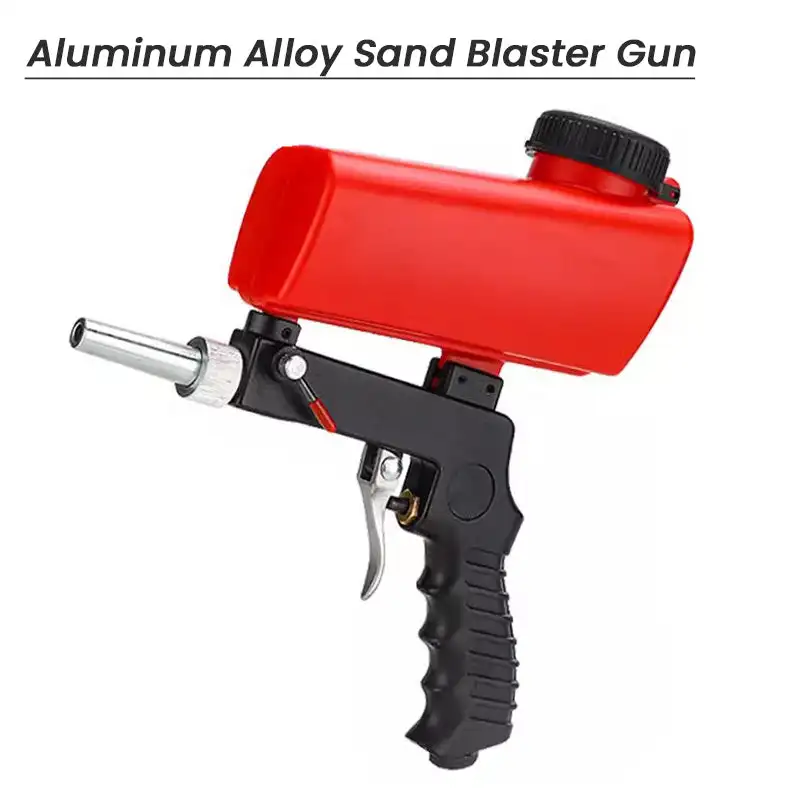 Adjustable Blasting Machine Gravity Sandblasting Gun Pneumatic Sandblasting Set Rust Blasting Device Pneumatic Blasting Gun Set