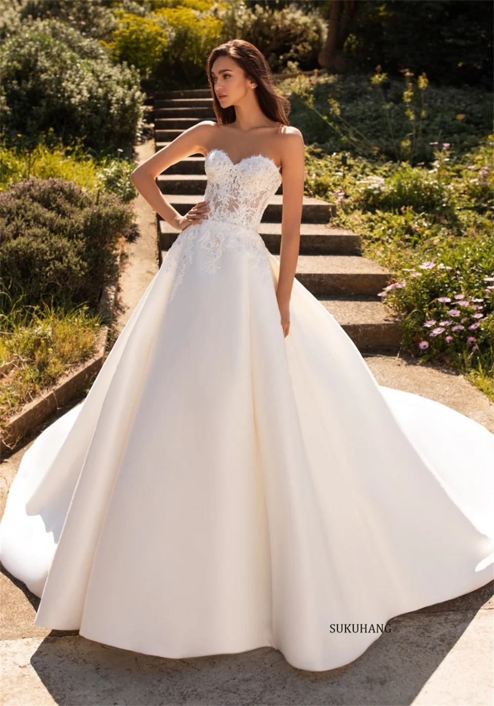 Customized Sweetheart Ball Gown Lace Wedding Dresses Beaded Bridal Gowns with Long sleeves Jacket Vestidos De Novia 2026