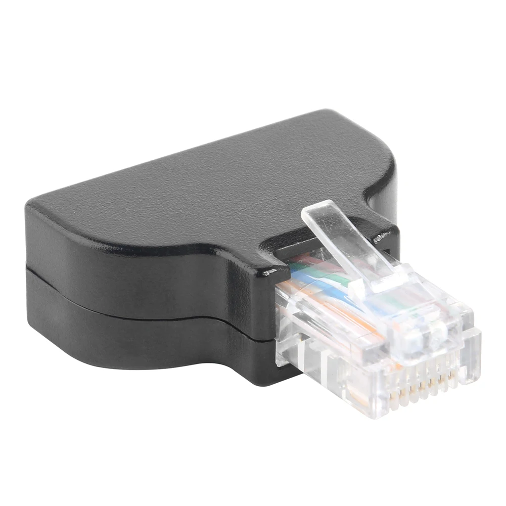 RJ45 ปลั๊ก 8 Pin AV สกรูอะแดปเตอร์สําหรับ Cat7 Cat6 Cat5 กล้องวงจรปิด DVR