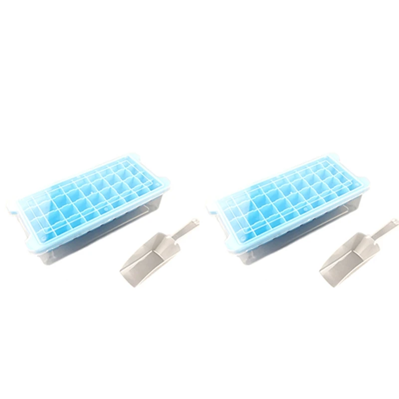 Mini Ice Cube Tray For Freezer Small Ice Cube Tray For Freezer + 36 Easy Release Cube Ice Trays