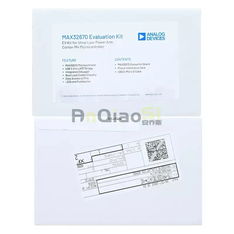 Off-the-shelf MAX32670EVKIT ARM Cortex-M4 MCU 32-bit evaluation board embedded