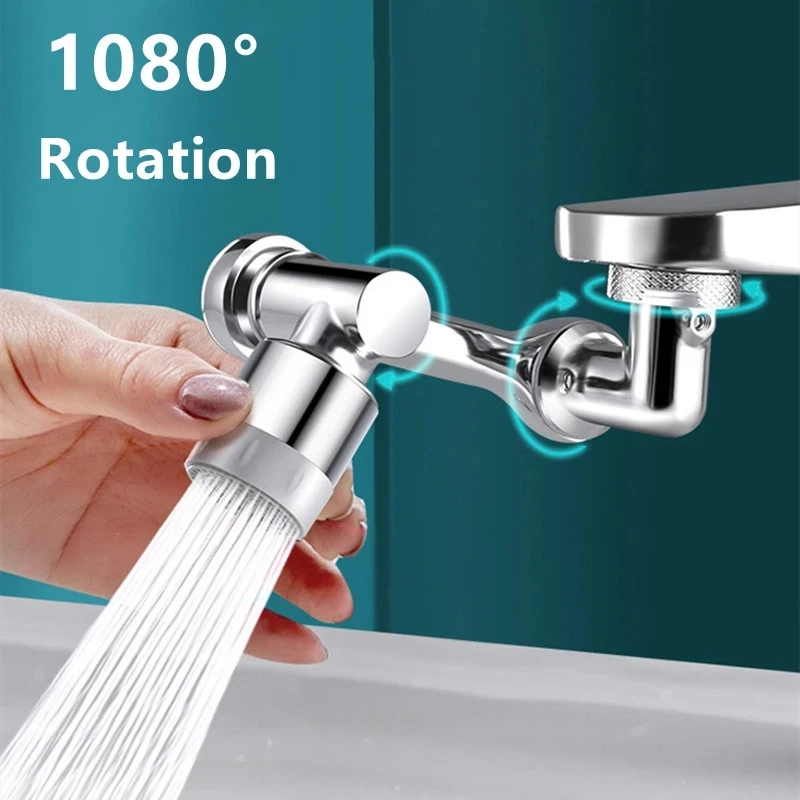 Extension de bras de robot de cuisine, rotation à 1080 °, mode touristes, rallonge de pulvérisateur, moteurs d'aération, buse de robinet d'eau, F/05 et centre commercial