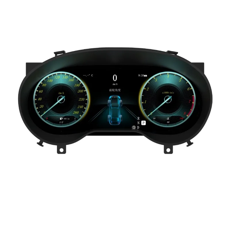 12.3 بوصة LCD عداد السرعة لوحة القيادة العنقودية لفئة W176 GLA CLA C117 مجموعة الأدوات الافتراضية 2015-2018 #3