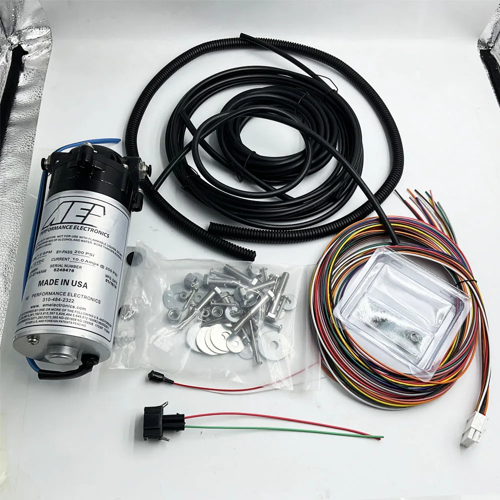 مجموعة واحدة لـ AEM 30-3300 Electronics V2 مجموعة حقن المياه/الميثانول خزان سعة 1 جالون مع مستشعر خريطة السوائل، صنع في الولايات المتحدة + الضمان، جديد