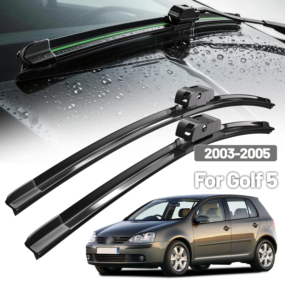 

2PCS Car Wiper for VW Golf 5 2003-2005 Front Windshield Four Seasons durable Accessories 2003 2004 2005 24"19"