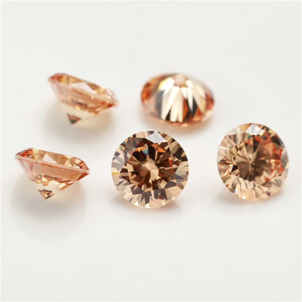 Small Size 0.8mm~2.0mm Round Shape Loose CZ Stone Multicolour AAAAA Cubic zirconia Material For Jewelry  Make