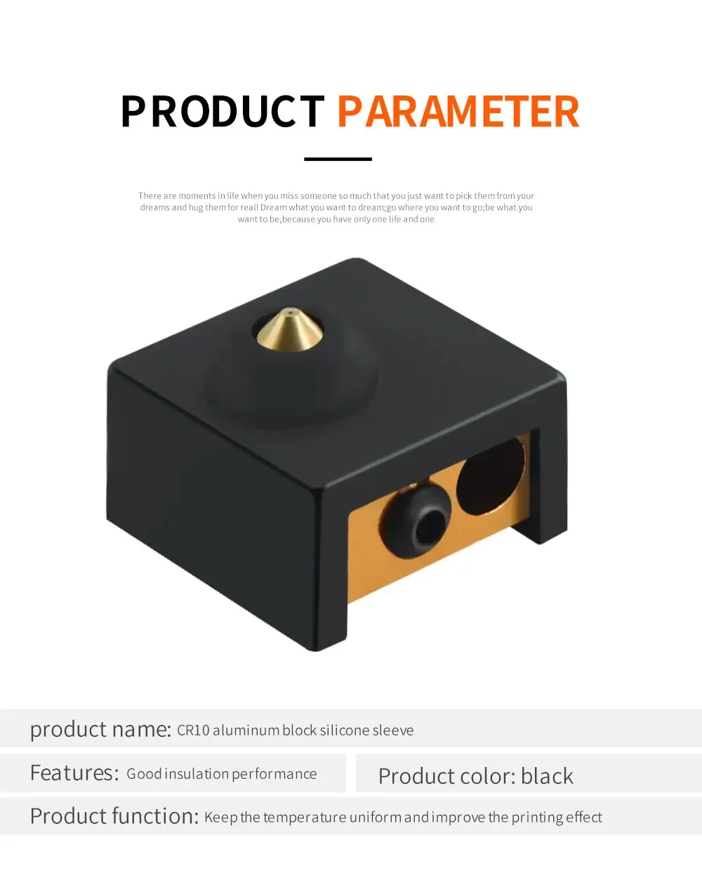 5/10/20 stücke 3d drucker hotend silikon socke heizblock silikon abdeckung für ender 3/ender 3 pro/ender 3 v2/ender 5 pro/CR-10 – Detail 2