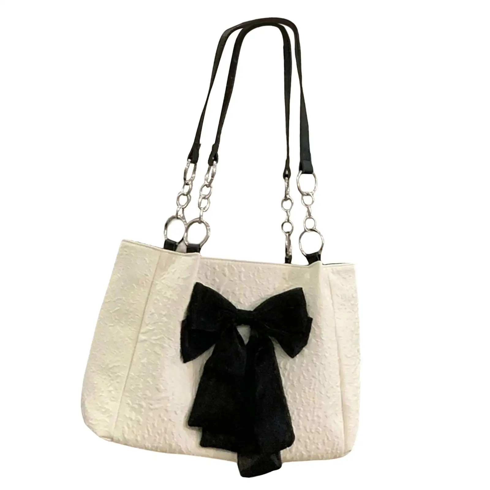 Women Shoulder Bag Totes Satchel Casual Bow Tie Holiday Canvas Bag Hobo