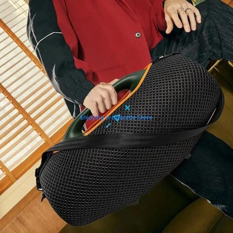 Outdoor-Lautsprecherabdeckung, verdickte, stoßfeste Polsterung, wasserdichte Außenseite und ergonomischer Riemen für Boombox 4 – Detail 7