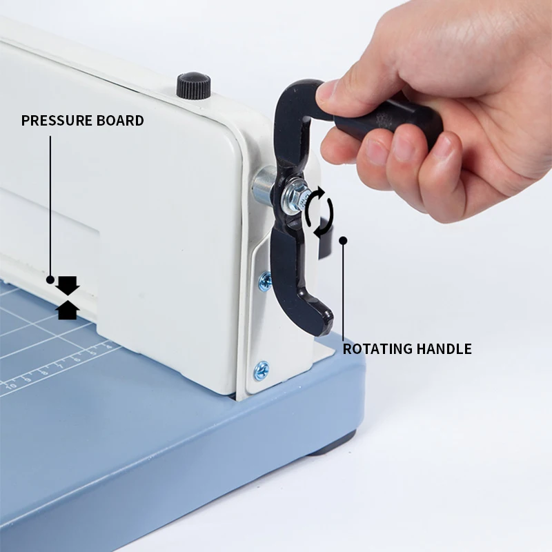A4 Manual Paper Cutter Guillotine Trimmer Heavy Duty 300-500 Sheets Shredder for Factory School Office Accessories