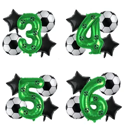 Soccer Balloon Kit Birthday Decor for Boy Soccer Birthday Party Supplies Football Party Balloon Soccer Sports Theme Party Favors